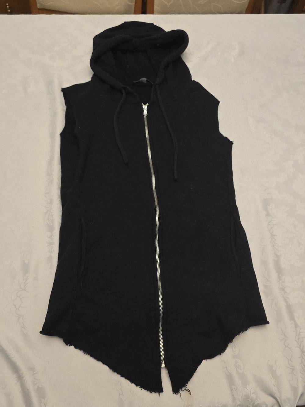 Sleeveless Hoodie Small Medium
